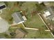 Aerial view of property highlighting lot size and surrounding neighborhood at 48 Pinehurst Cir, Ormond Beach, FL 32174