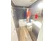 Modern bathroom with updated vanity, stylish fixtures, and decorative tile accents at 48 Pinehurst Cir, Ormond Beach, FL 32174
