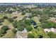 Picturesque aerial view of the property showcasing its private setting and serene views of the surrounding lush landscapes at 5380 County Road 122, Wildwood, FL 34785