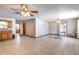 Open living area with tile flooring, neutral walls, and natural lighting at 5521 Oak St, Mount Dora, FL 32757