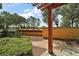 Scenic view of the landscaped yard, highlighting the well-maintained greenery and property boundaries at 707 S Dixie Dr, Howey In The Hills, FL 34737