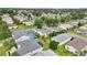 Community aerial view featuring homes with pools, lush greenery, and manicured lawns at 8039 Se 174Th Belhaven Loop, The Villages, FL 32162