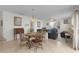 The dining room features an antique desk and an open layout at 9321 Se 172Nd Augusta Ln, The Villages, FL 32162
