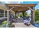 Inviting covered patio with comfortable seating, perfect for outdoor relaxation and entertaining at 101 Lakeshore Blvd, St Cloud, FL 34769