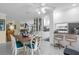 Open-concept layout connecting the kitchen, dining, and living areas for easy flow at 101 Lakeshore Blvd, St Cloud, FL 34769