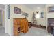 Bright office with a wooden rolltop desk and playful Mickey Mouse accents at 101 Lakeshore Blvd, St Cloud, FL 34769