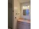 Bathroom featuring vanity, sink, mirror and shower with updated fixtures at 1116 San Bernardo Rd, The Villages, FL 32162
