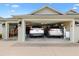 Oversized two car garage with ample storage for vehicles and sporting equipment at 1376 Birdsong Pl, The Villages, FL 32163