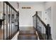 View of an elegant staircase leading to a game room at 14501 Wabasso Loop, Winter Garden, FL 34787