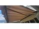 Exterior shot of the awning feature on the house at 1550 Ward Ct, The Villages, FL 32162
