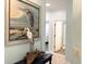 Beautifuly decorated hall with ocean themed decor at 1676 Van Buren Way, The Villages, FL 32162