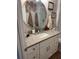 Well-lit bathroom showcasing vanity with sink and plenty of decor at 1706 Augustine Dr, The Villages, FL 32159