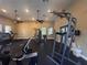Community gym featuring various workout machines and ceiling fans at 1861 Remembrance Ave, St Cloud, FL 34769