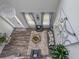 Stylish living room featuring modern decor, hardwood floors, and a contemporary painting at 1861 Remembrance Ave, St Cloud, FL 34769