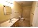 Standard bathroom featuring a vanity, toilet, and shower-tub combination at 2007 Country Brook Ave, Clermont, FL 34711