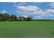 A vast green open space perfect for recreational activities, surrounded by trees and blue skies at 2147 Timber Creek Ln, Clermont, FL 34715