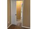 Neutral hallway featuring a light-filled interior and light tan walls and plush carpet at 2530 Hanlon Ter, The Villages, FL 32162
