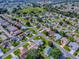 Aerial view of a residential community with tree-lined streets and well-maintained homes at 2799 Privada Dr, The Villages, FL 32162