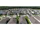 An aerial view shows a well-planned community of homes with manicured lawns and tree-lined streets at 29810 Anahid Dr, Leesburg, FL 34748