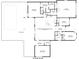 Detailed floor plan showcasing layout of bedrooms, bathrooms, living spaces, and patio/pool area at 3097 Bureau Path, The Villages, FL 32163