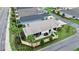 Charming home featuring a private patio with a hot tub, and lush landscaping at 3466 Smedley Rd, The Villages, FL 32163