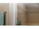 Walk-in closet with custom shelving and neutral-colored walls at 3466 Smedley Rd, The Villages, FL 32163