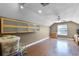 Bonus room with wood flooring, a ceiling fan and built in storage cabinets at 4239 Fawn Meadows Cir, Clermont, FL 34711