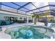 Backyard pool and lanai area with a view, seating, and dining at 4878 Chitty Chatty Run, The Villages, FL 32163