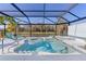 Gorgeous pool and patio area with a tranquil waterfront view, ideal for enjoying the outdoors at 4878 Chitty Chatty Run, The Villages, FL 32163