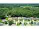 Aerial view showcases a well-kept neighborhood, surrounded by nature at 8377 Se 177Th Bartram Loop, The Villages, FL 32162