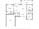 Detailed floor plan showcasing the layout of the home, including bedrooms, bathrooms, kitchen, and living areas at 8850 Se 156Th St, Summerfield, FL 34491