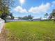 Expansive grassy yard with the storage shed offering space and potential at 9269 Silver Lake Dr, Leesburg, FL 34788