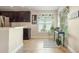 Eat-in kitchen with decorative window treatments and lots of counter space at 10046 Ketch Kay Ln, Oxford, FL 34484