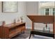 Modern office space with hardwood floors, custom desk and shelving, plus ample natural light at 1057 Sugarloaf Key Loop, Lady Lake, FL 32159