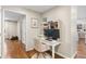 Office featuring hardwood floors and study space at 2214 Dogwood Cir, Mount Dora, FL 32757