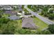 An aerial view of this home set amongst well-manicured lawns and tropical foliage at 2954 Heiny Pl, The Villages, FL 32163