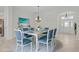 Dining area with elegant furnishings and bright, open atmosphere at 2954 Heiny Pl, The Villages, FL 32163