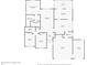 Home floor plan showing layout of rooms, including bedrooms, bathrooms, living areas, and garages at 2991 Saint Thomas Ln, The Villages, FL 32162