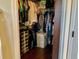 Walk-in closet featuring shelving and ample hanging space at 30604 Apawamis Dr, Sorrento, FL 32776