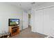 Cozy bedroom with a double closet and ceiling fan at 3978 Nottingham Loop, The Villages, FL 32163