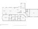 Layout of the house shows the flow between bedrooms, living spaces, and kitchen at 52 Camino Real Blvd, Howey In The Hills, FL 34737