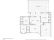 Home floor plan with labeled rooms and approximate dimensions for layout visualization at 815 Forestwood Dr, Minneola, FL 34715