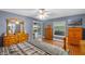 Spacious main bedroom with access to the pool area at 815 Forestwood Dr, Minneola, FL 34715