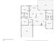 Floor plan of the house with measurements of each room at 832 Willow Run St, Minneola, FL 34715