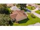 Bird's eye view of home showing well-maintained landscaping at 8537 Se 177Th Bartram Loop, The Villages, FL 32162