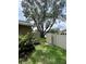 Backyard gate leads to spacious fenced yard and offers a private outdoor space at 9375 Woodbreeze Blvd, Windermere, FL 34786