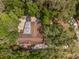 Aerial view of home, trees and driveway at 161 Cindy Ct, Lake Mary, FL 32746