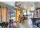 Open living space that leads to kitchen and deck at 2202 Butler St, Leesburg, FL 34748
