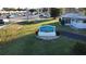 Entrance sign to Les Chateau Villa, an active adult mobile home community at 239 Rue De Fontaine, Tavares, FL 32778