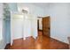 Bedroom closet with shelving and lighting at 263 Ne 1St St, Webster, FL 33597